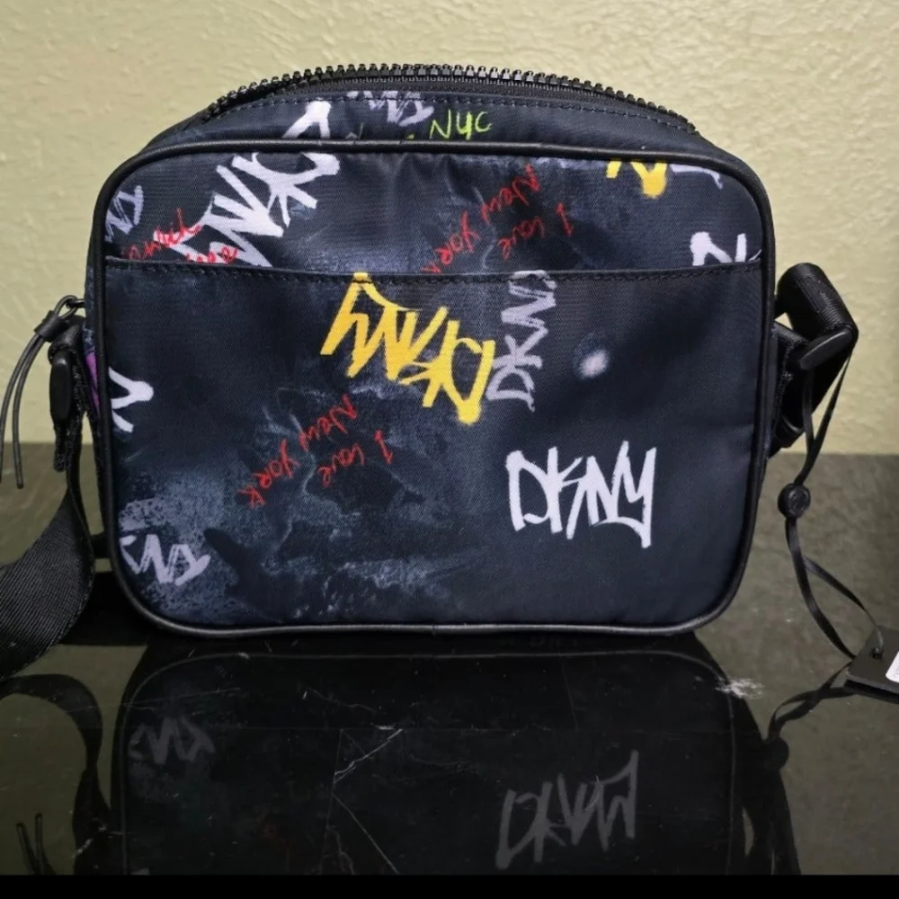 DKNY Graffiti Nylon Crossbody - Picture 4 of 8